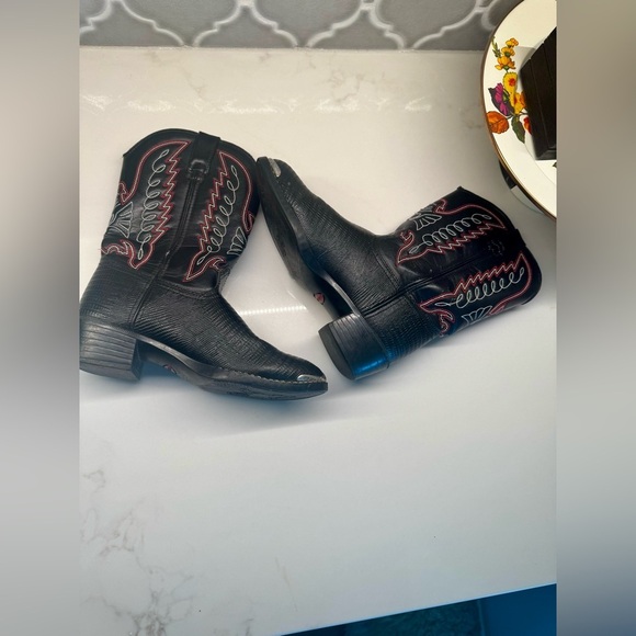 Boys Durango lizard print boots - Picture 5 of 9